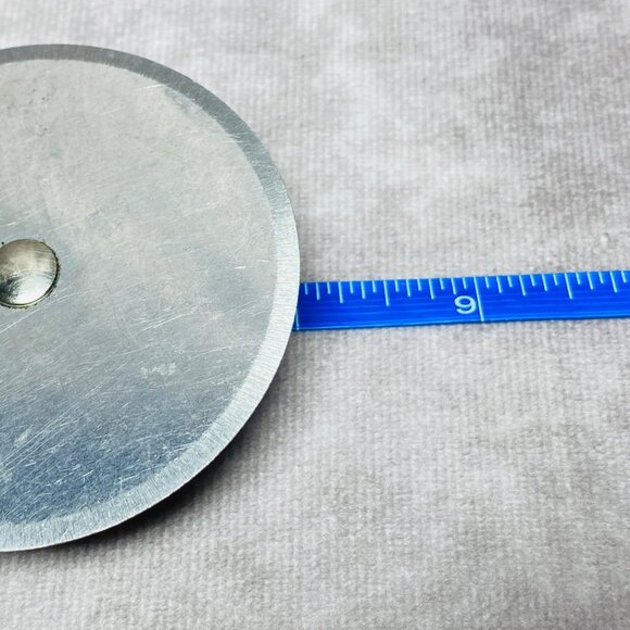 Vintage EKCO USA Pizza Cutter 8" Stainless Steel Blade & Black Handle - Picture 10 of 10